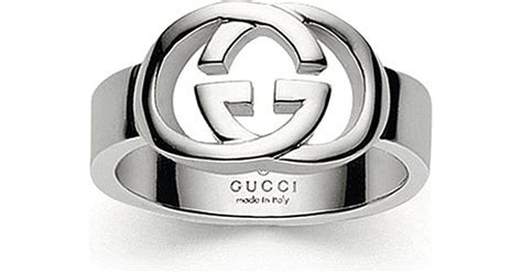 silver band gucci womens rings|Gucci gold necklaces for women.